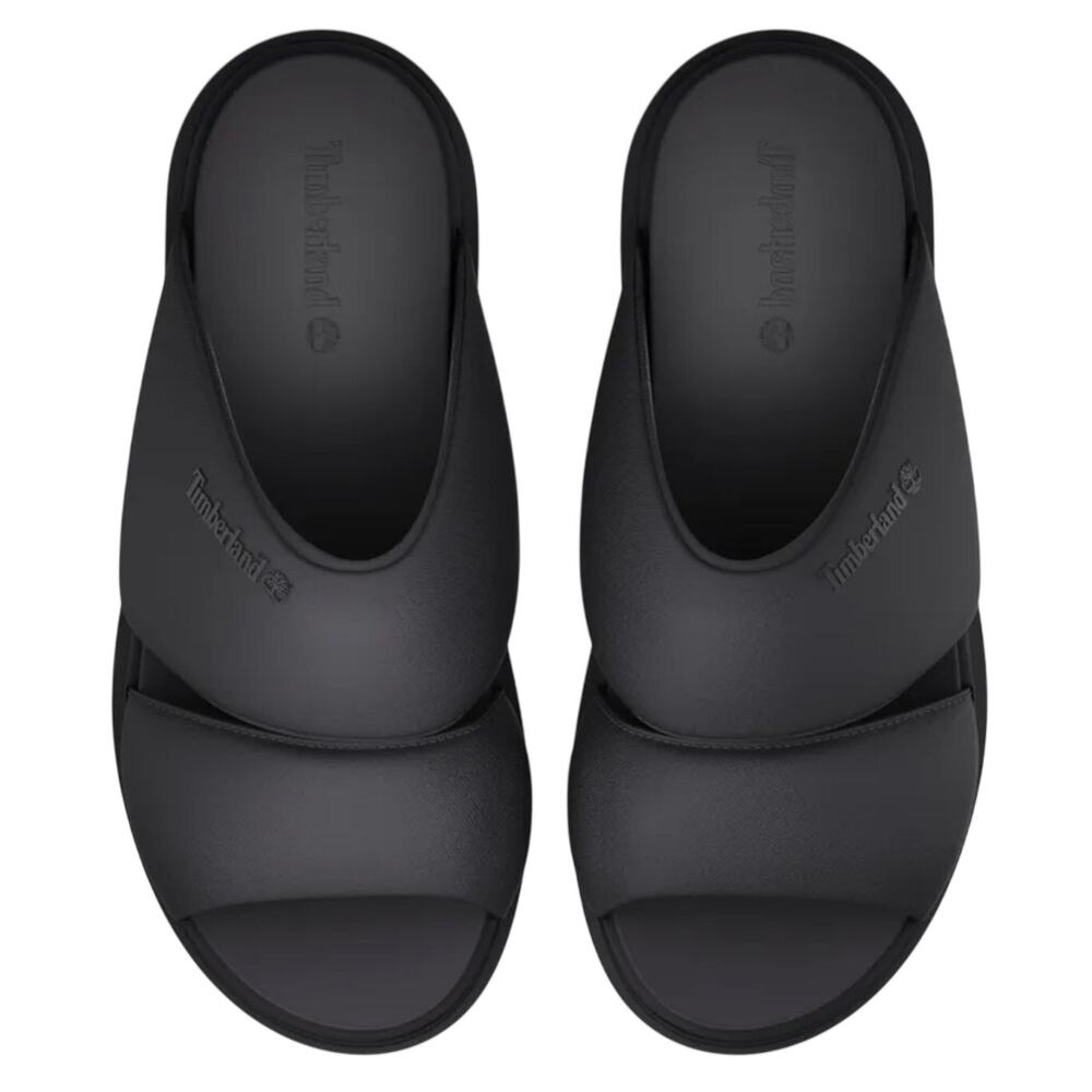 Timberland Greyfield Women's Slide Sandal - Black Knit - Size: 9.5